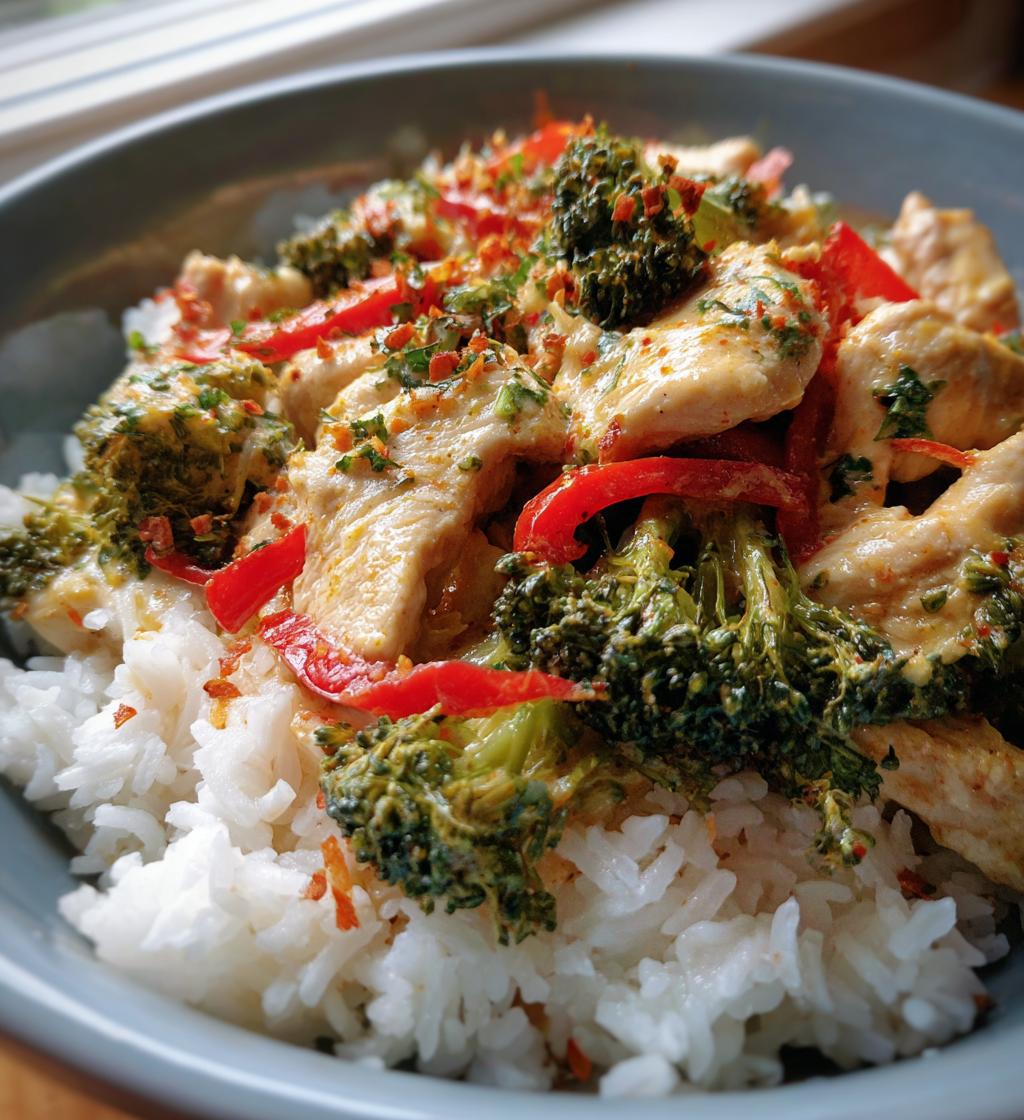 Coconut Lime Chicken and Rice Bowl