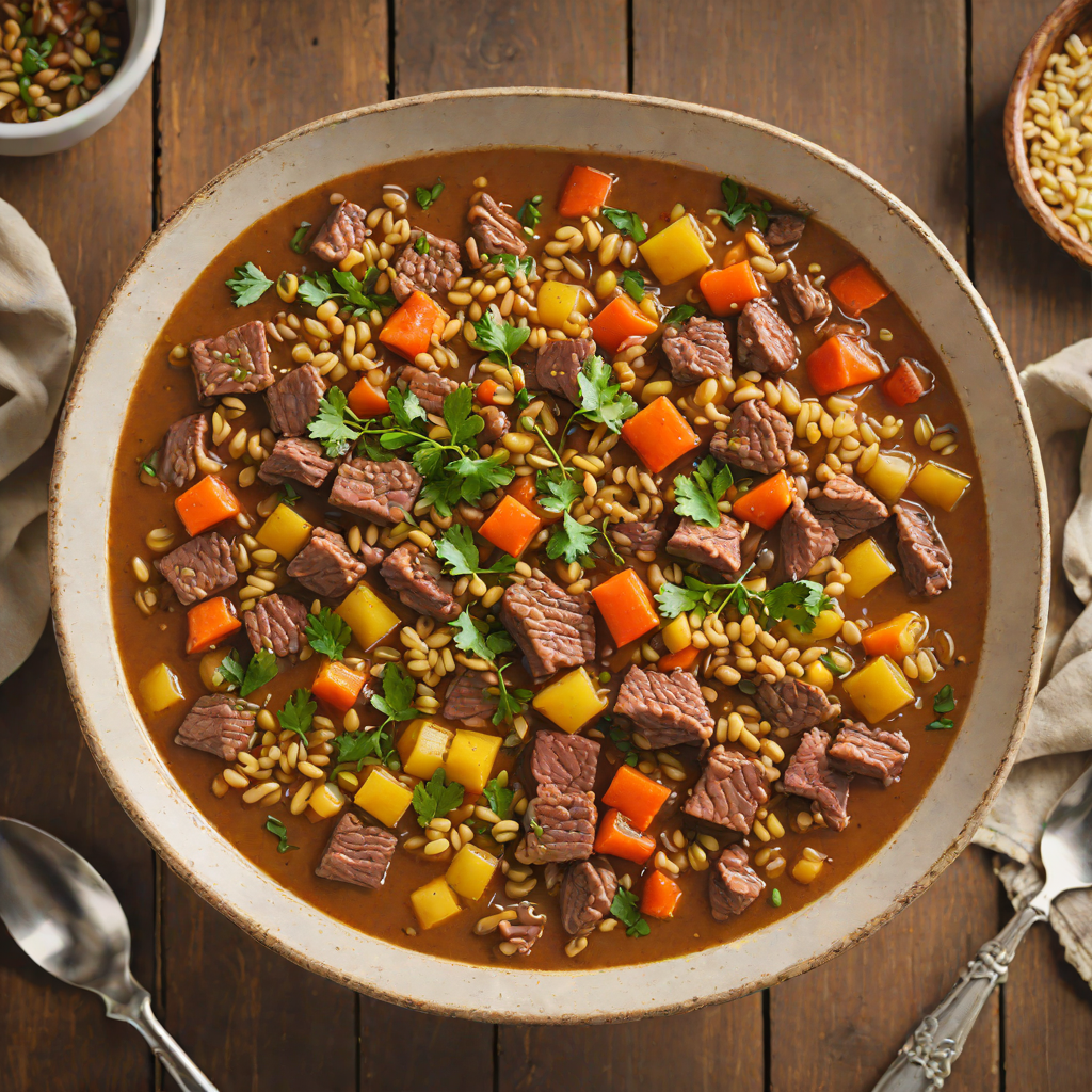 Hearty Regional Beef and Barley Stew