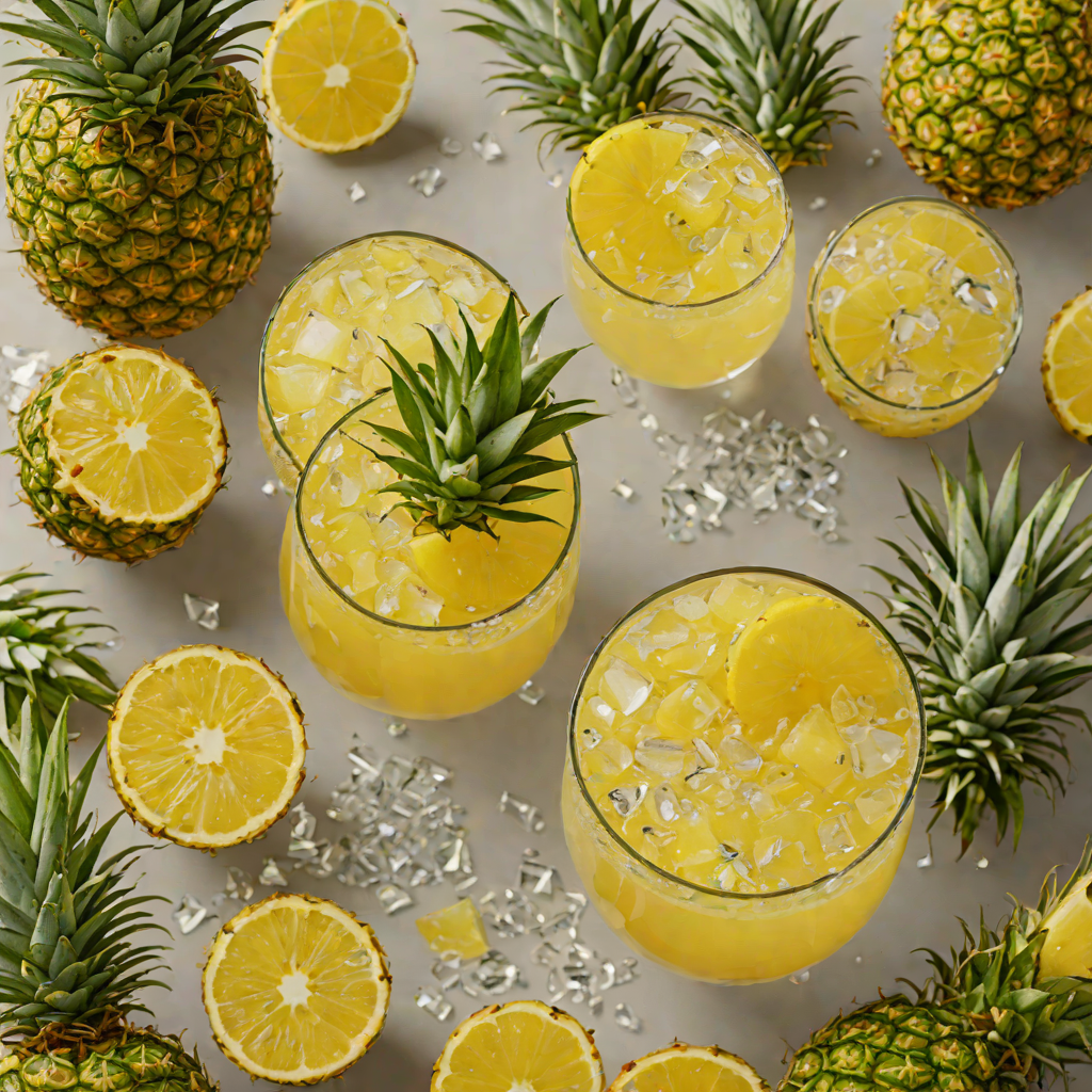 Tropical Sparkling Pineapple Punch