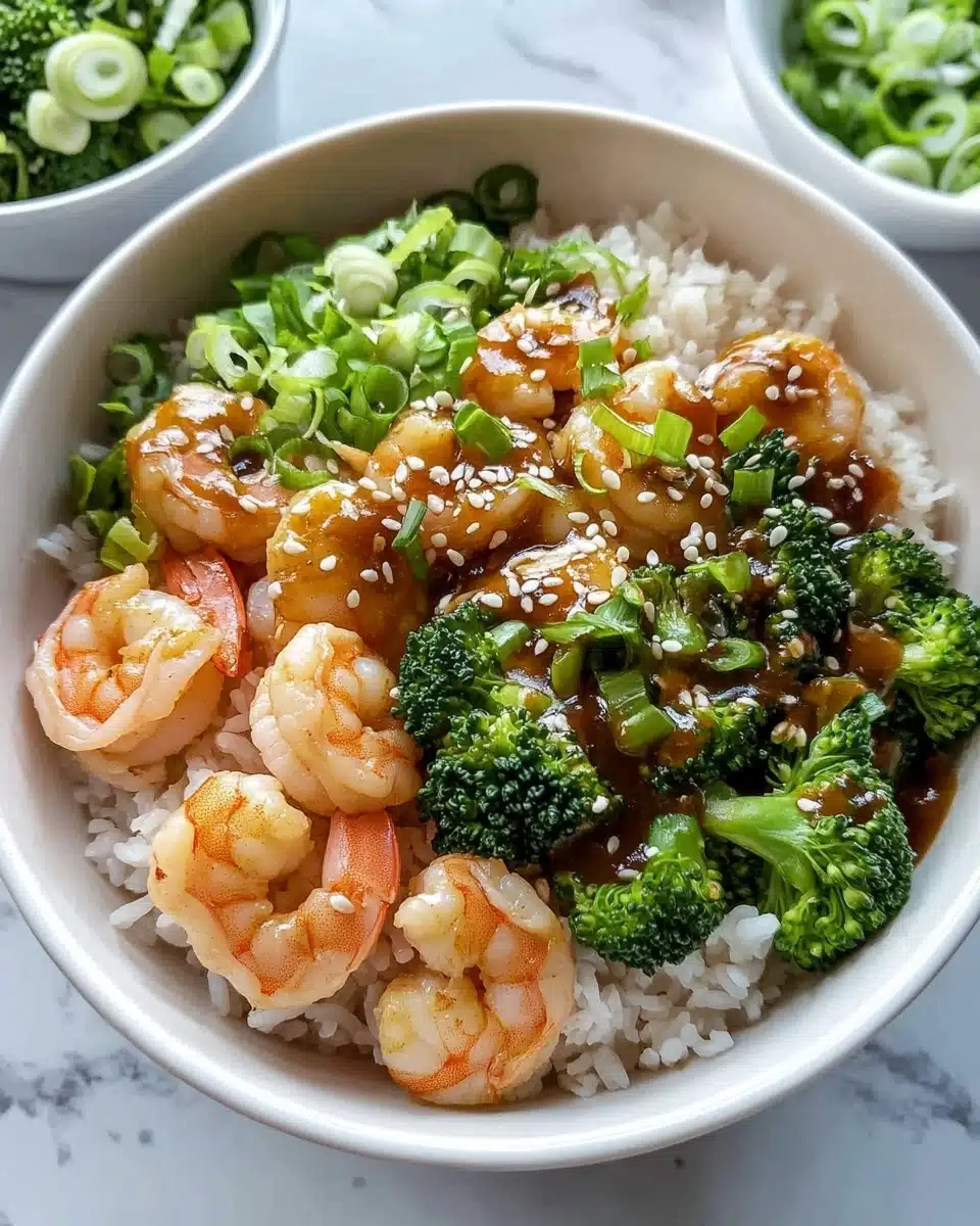 Sriracha Shrimp and Broccoli Stir-Fry