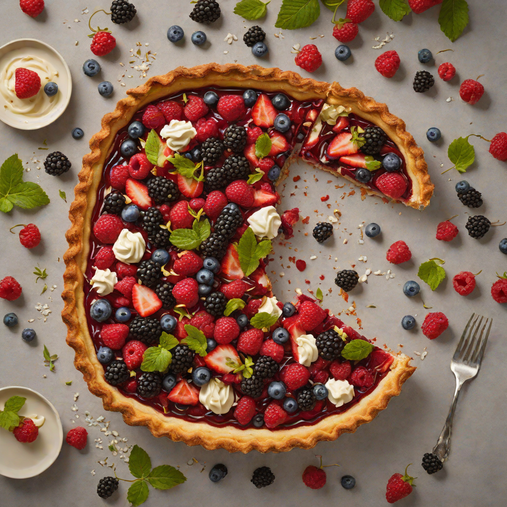 Oven-Roasted Berry and Mascarpone Tart