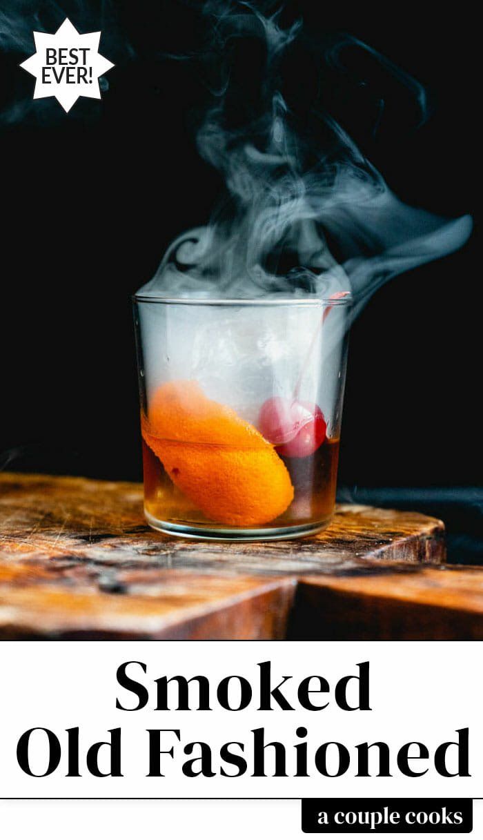 Smoked Spiced Rum Old Fashioned