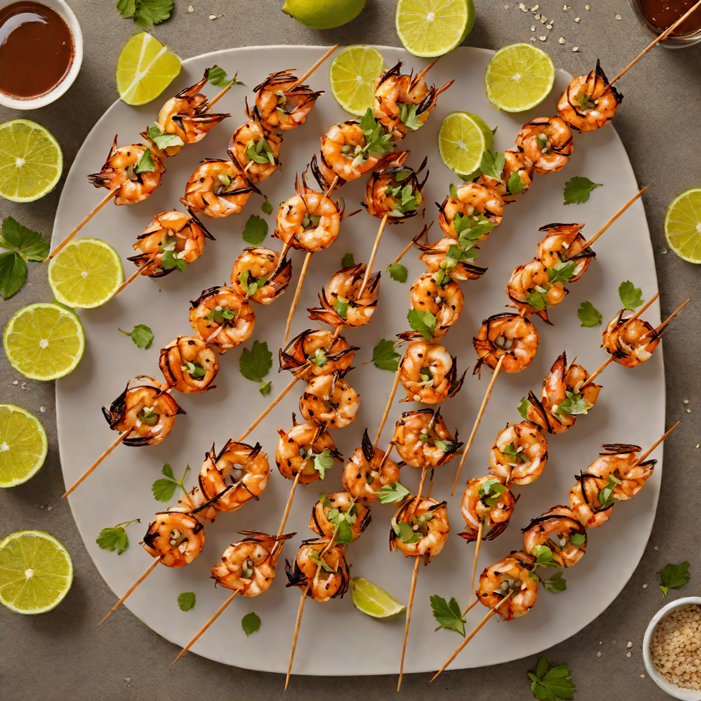 Tamarind-Glazed Grilled Shrimp Skewers