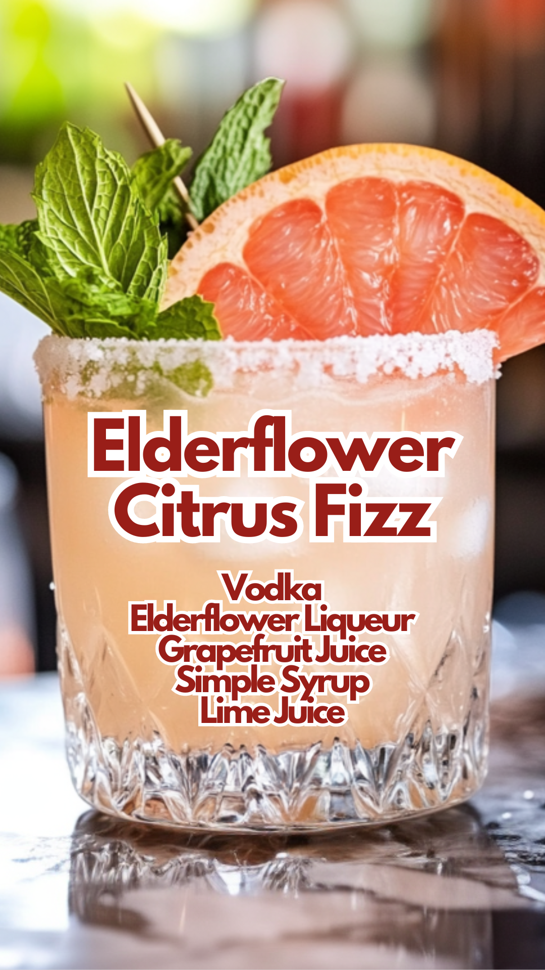 Crisp Citrus and Elderflower Fizz