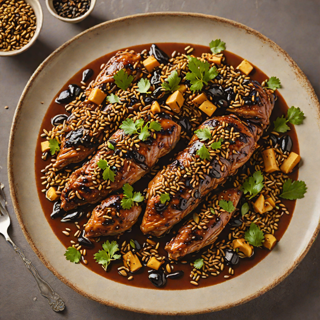 Slow-Simmered Mole Negro Chicken with Toasted Seeds