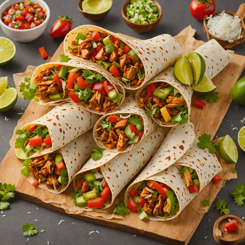 Downtown Fort Worth-Inspired Fajita Chicken Wraps