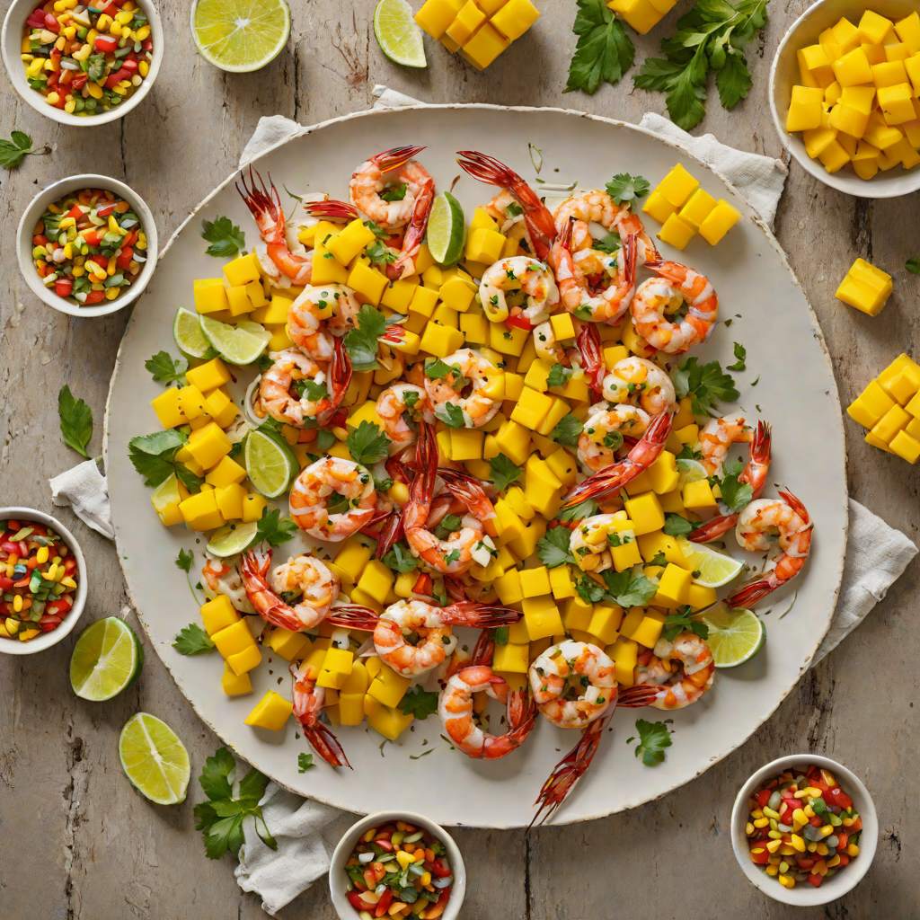 Memorial Day Weekend Grilled Shrimp with Mango Salsa