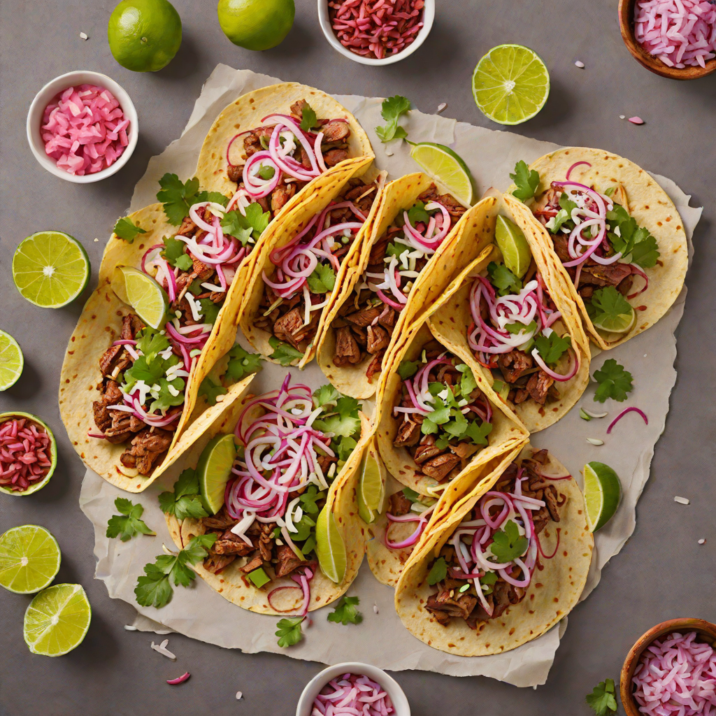 Grilled Chipotle-Lime Beef Tacos with Pickled Red Onion