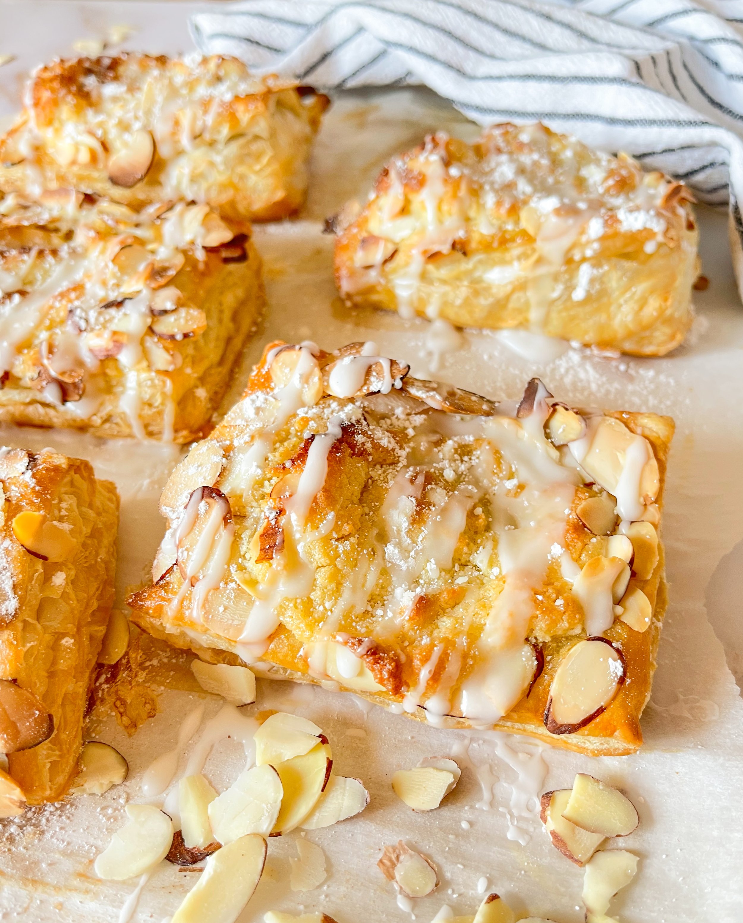 Easy Almond Frangipane Puff Pastry Danishes