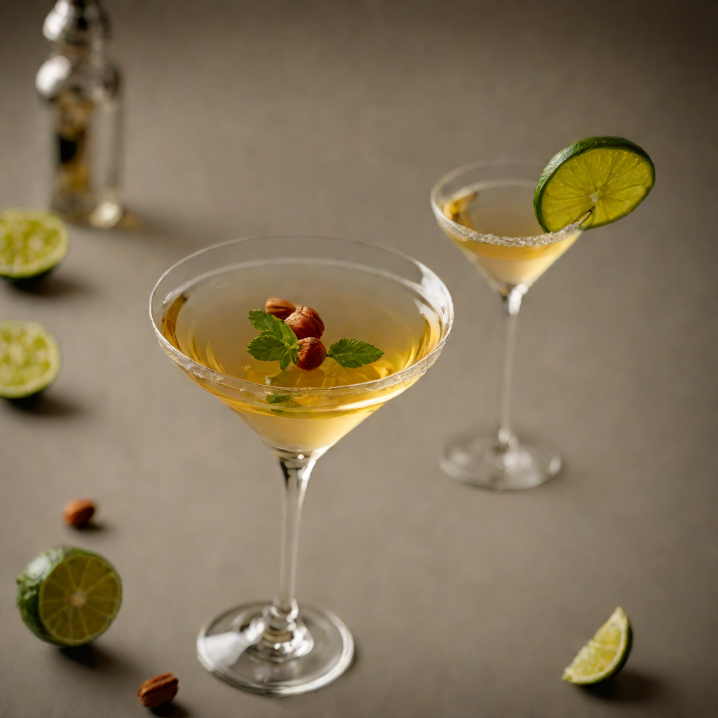 Mezcal Martini with Dry Vermouth and Bitters