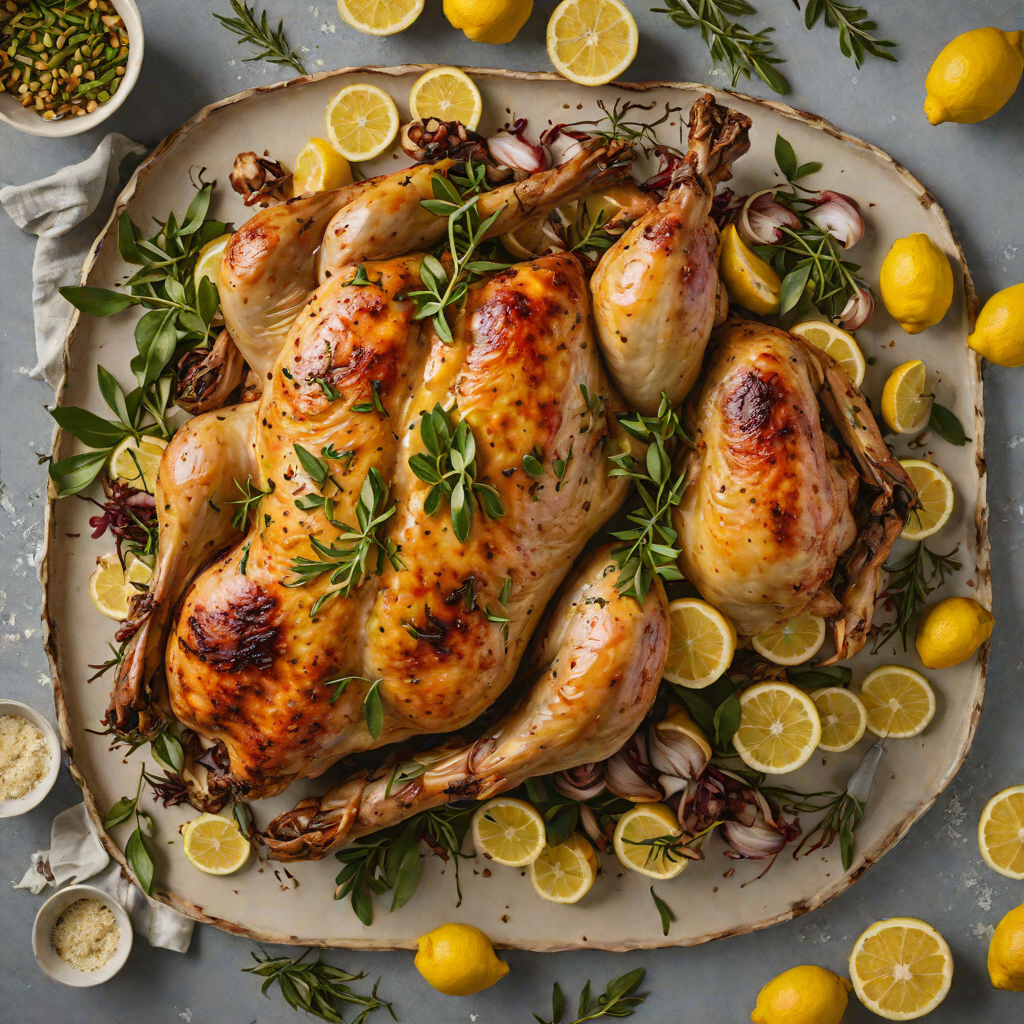 Oven-Roasted Aussie Chicken with Lemon Myrtle and Garlic