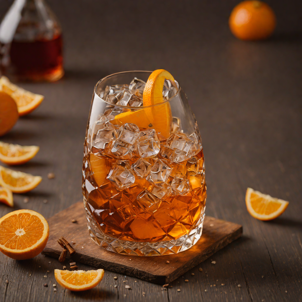Smoky Orange Barrel-Aged Old Fashioned