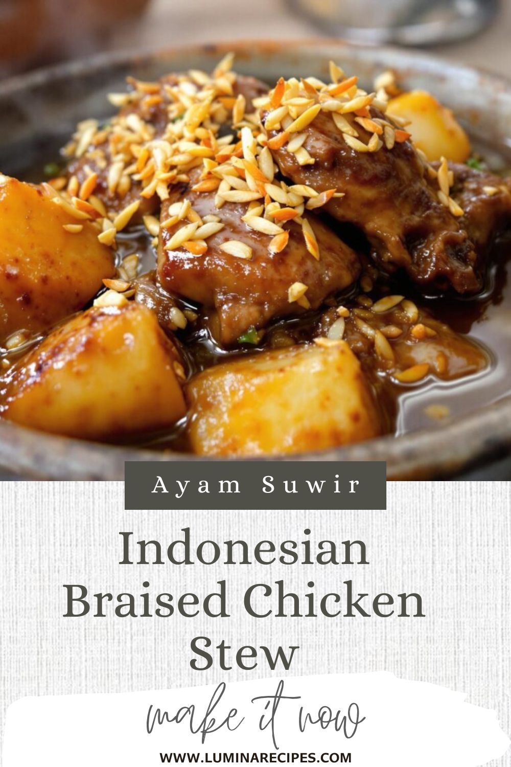 Semur-Style Slow-Braised Chicken with Indonesian Spices