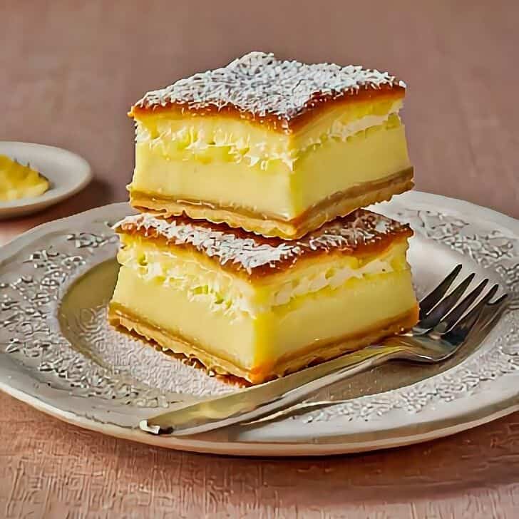 Asian-Spiced Vanilla Slice with Coconut Cream