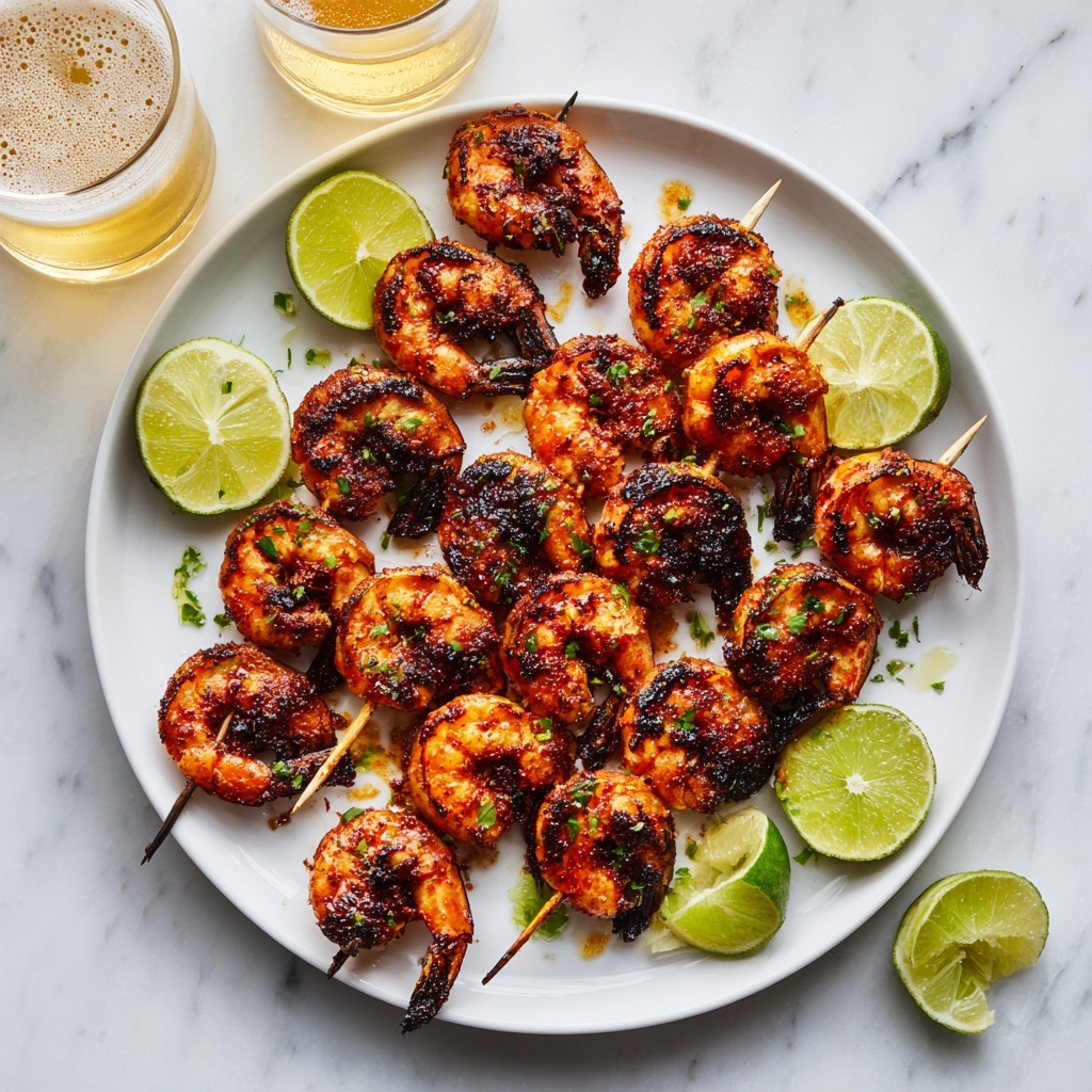 Barbecue Shrimp Skewers with Smoky Paprika Glaze