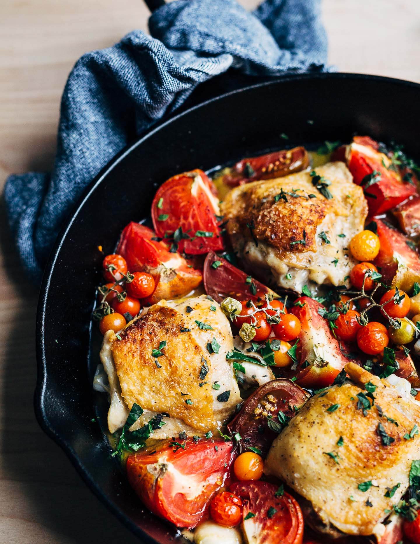 Oven-Baked Aussie Chicken with Tomato and Herb Gravy