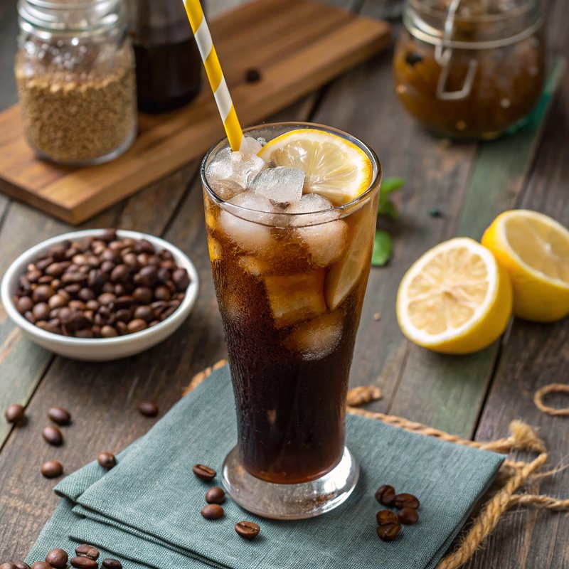 Iced Algerian Coffee with Orange Liqueur