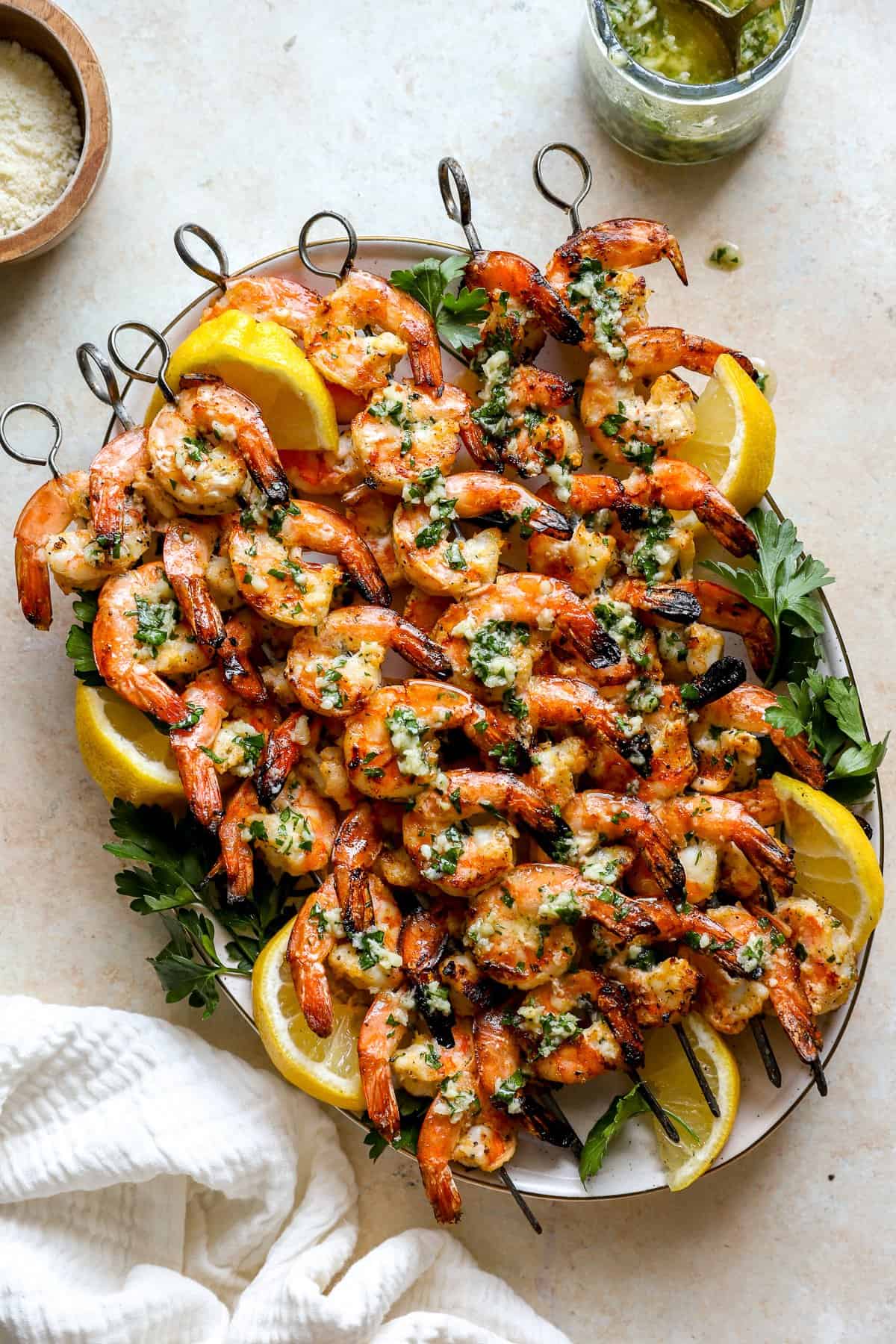 Authentic Jersey-Style Grilled Shrimp Skewers
