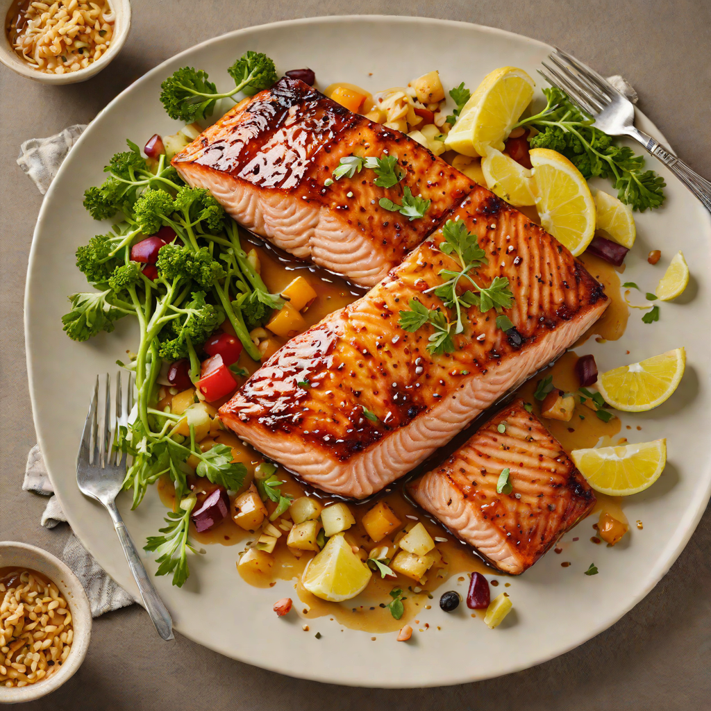 Smoky Maple-Glazed Grilled Salmon