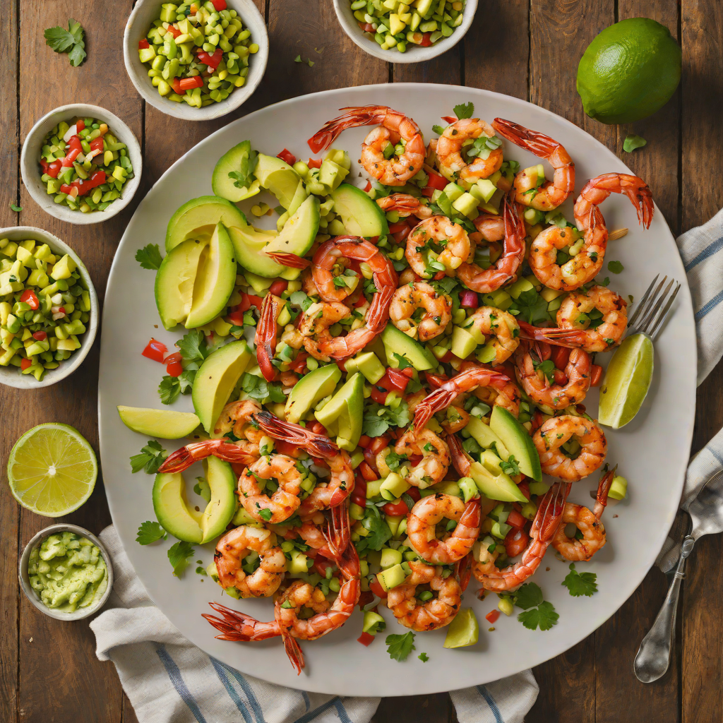 Grilled Cajun-Spiced Shrimp with Fresh Avocado Salsa