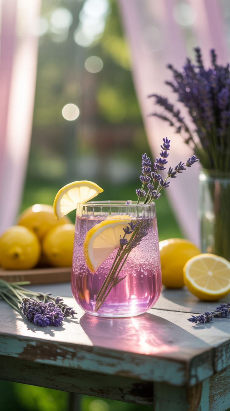 Lavender Lemonade Gin Smash