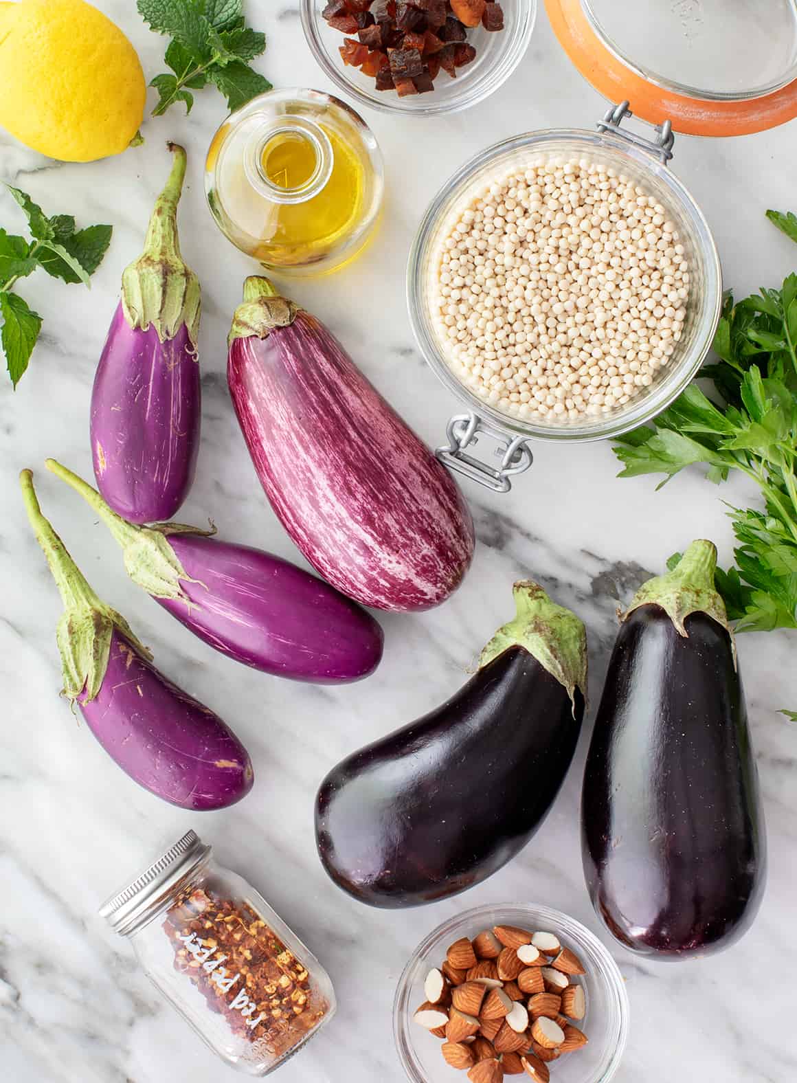 Eggplant and Mozzarella Caprese Bake with Basil Pesto