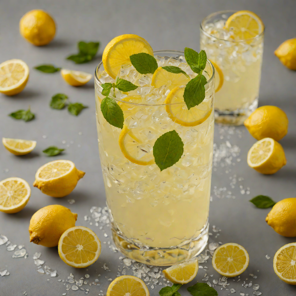 Bright Ginger Lemon Fizz