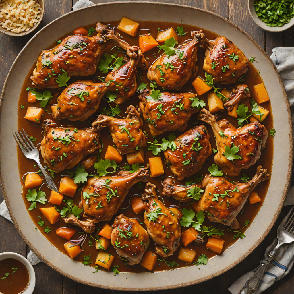 Beer-Braised Chicken with Indian Spices