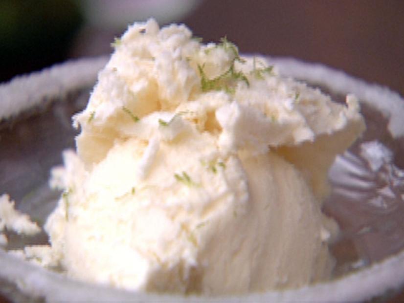 Margarita-Spiked Vanilla Ice Cream