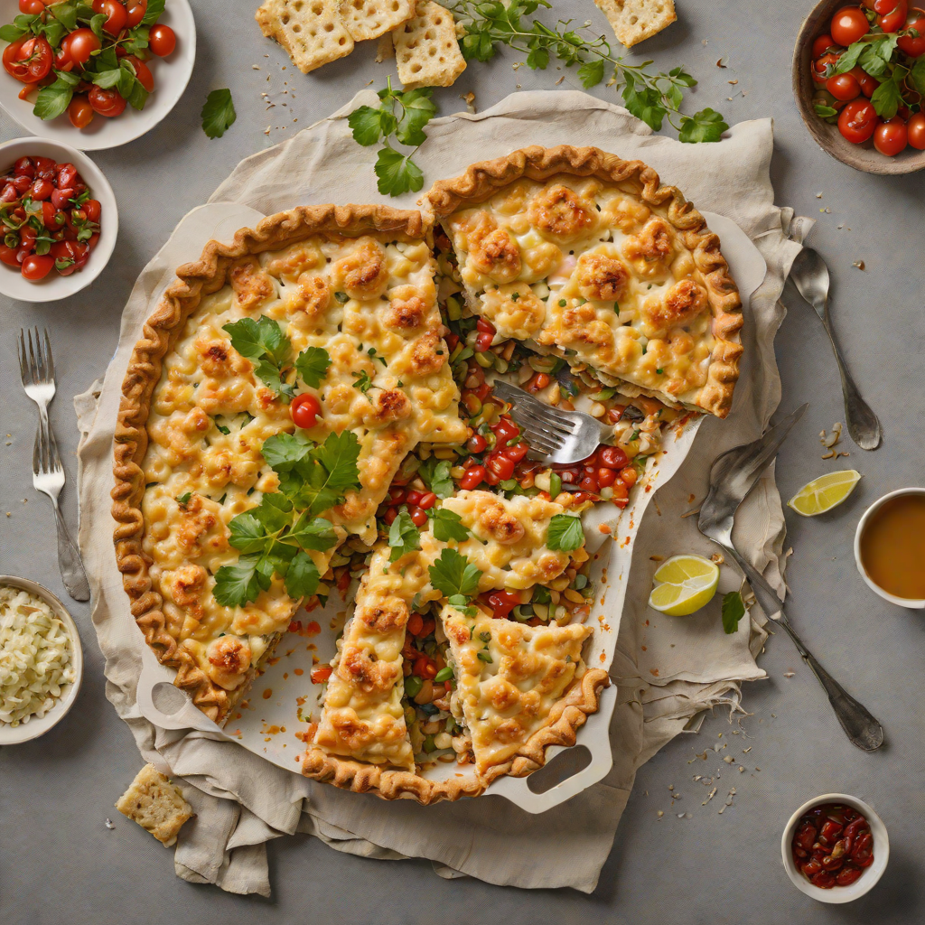 Barramundi and Prawn Seafood Pie with Bush Tomato Relish