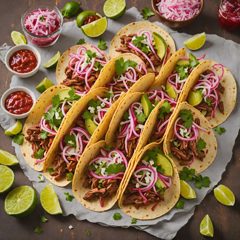 Grilled Chipotle-Lime Beef Tacos with Pickled Red Onions