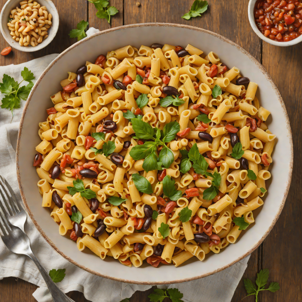 Herb-Infused 16-Bean Pasta e Fagioli