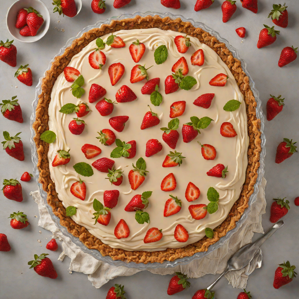 No-Bake Strawberry Cheesecake Icebox Pie