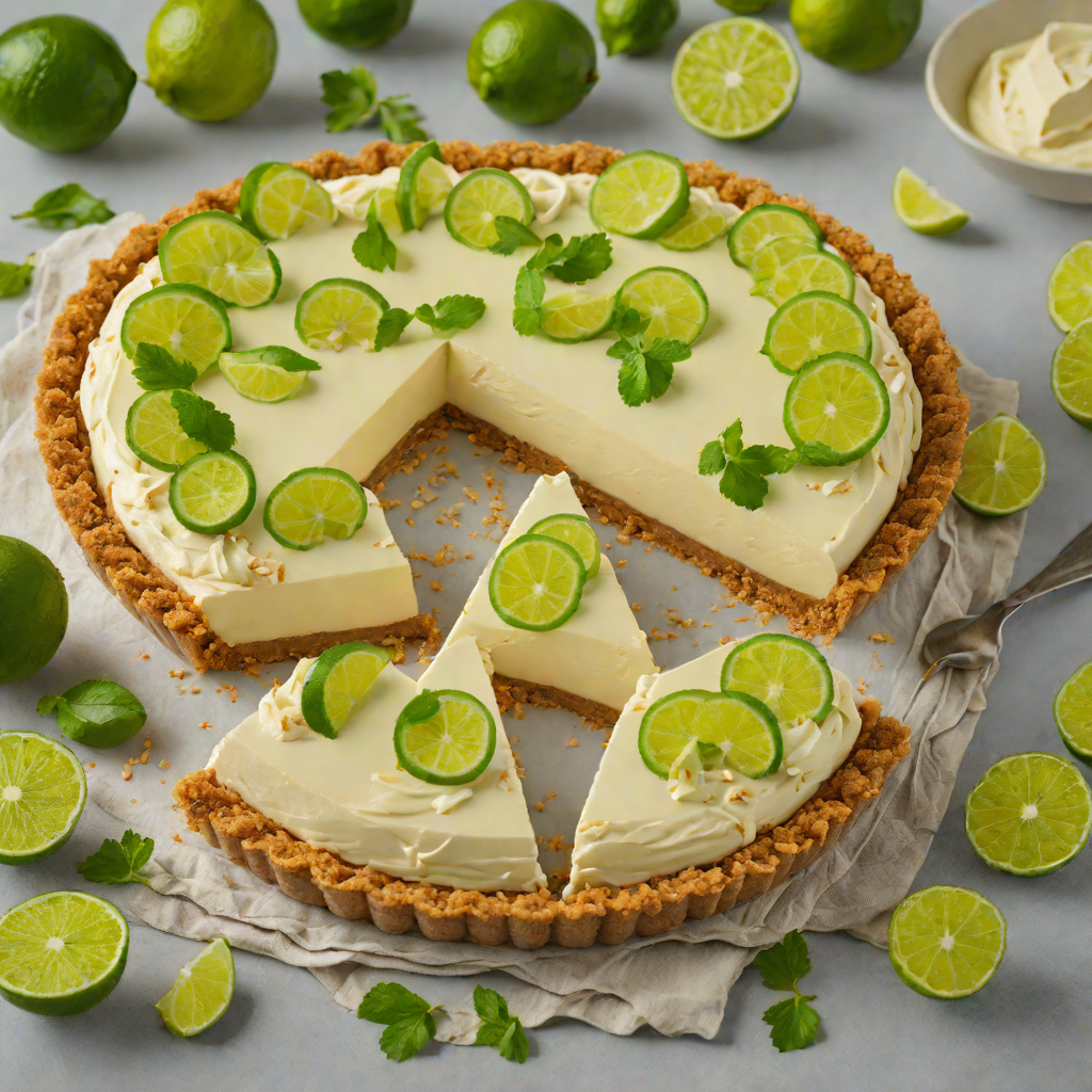 No-Bake Key Lime Cheesecake Pie