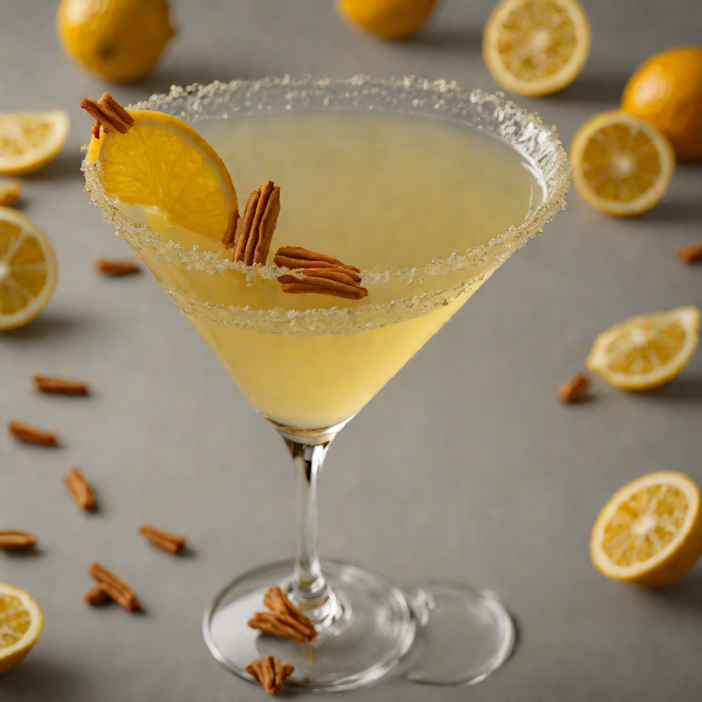 Ginger-Citrus Martini with Candied Peel