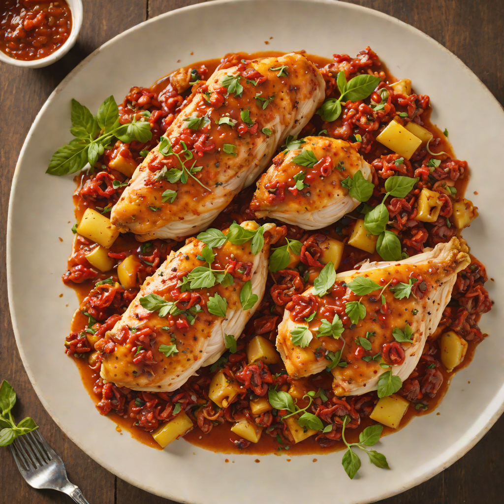 Italian Pan-Seared Chicken with Sun-Dried Tomato Sauce