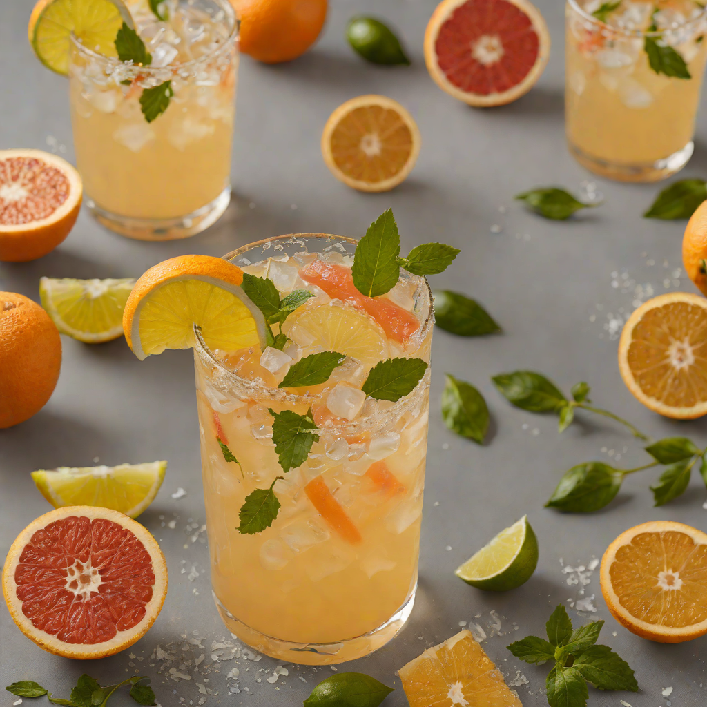Herbal Tequila Grapefruit Cooler