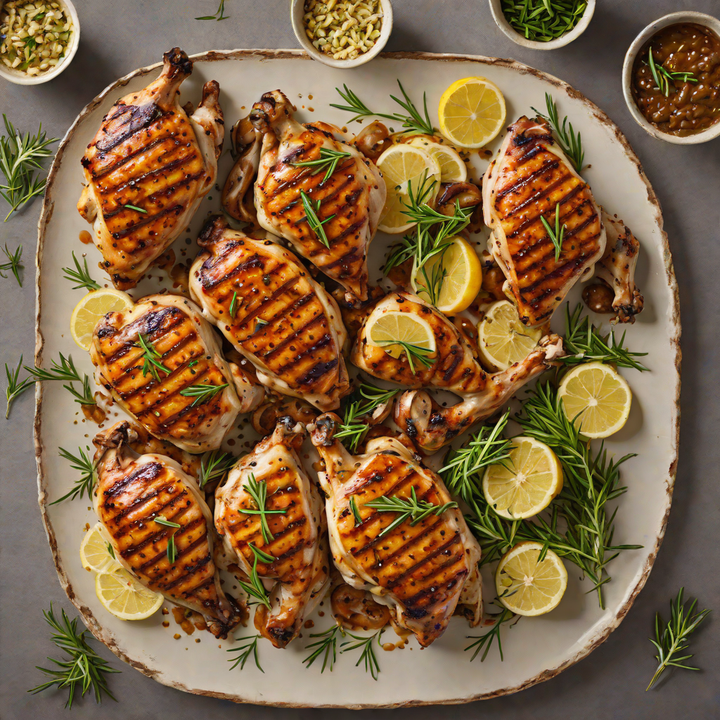 North-Inspired Grilled Chicken with Rosemary Garlic Marinade