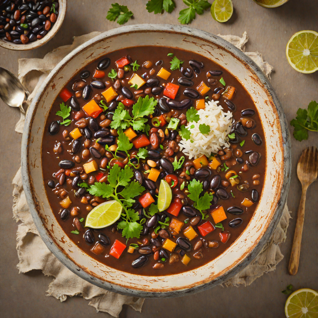 Rum-Spiced Caribbean Black Bean Stew