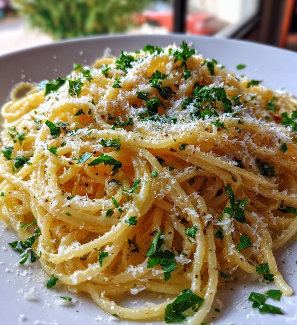 Best-Everyday Garlic Parmesan Pasta