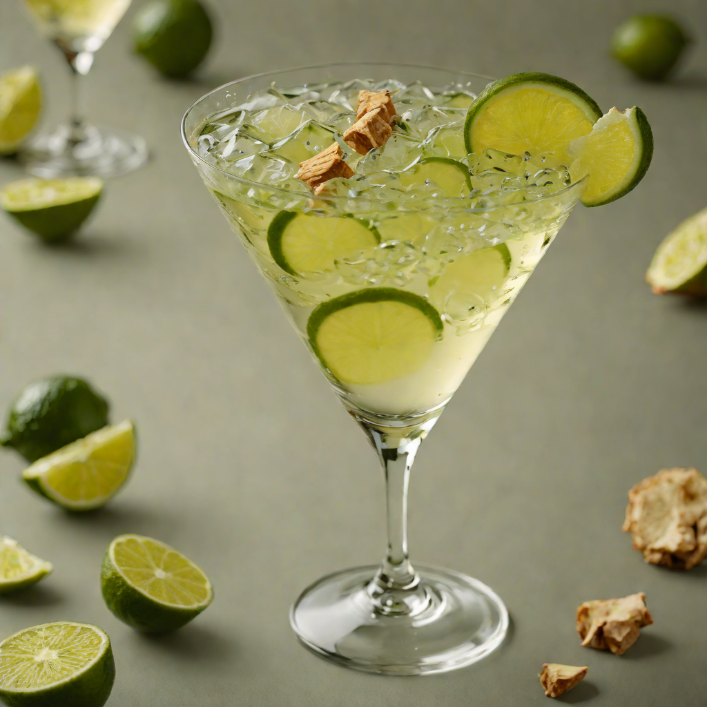 Ginger-Lime Vodka Martini