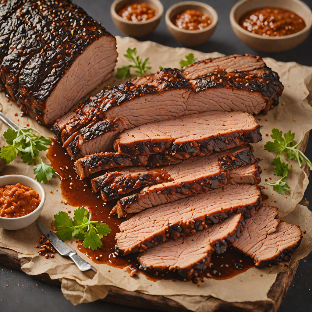 Grilled Texas-Style Brisket with Smoky Dry Rub