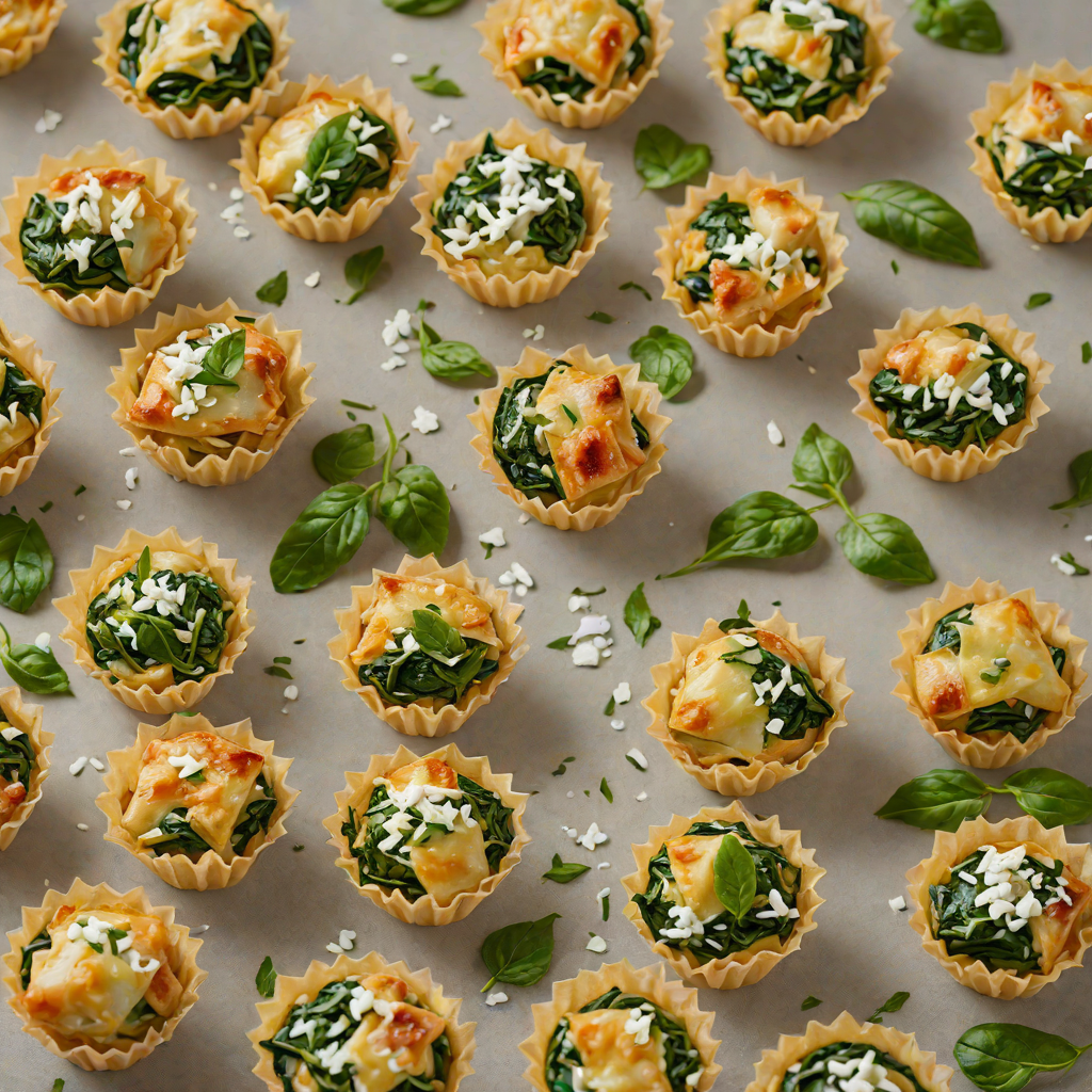 Spanakopita-Inspired Phyllo Cups with Spinach and Feta