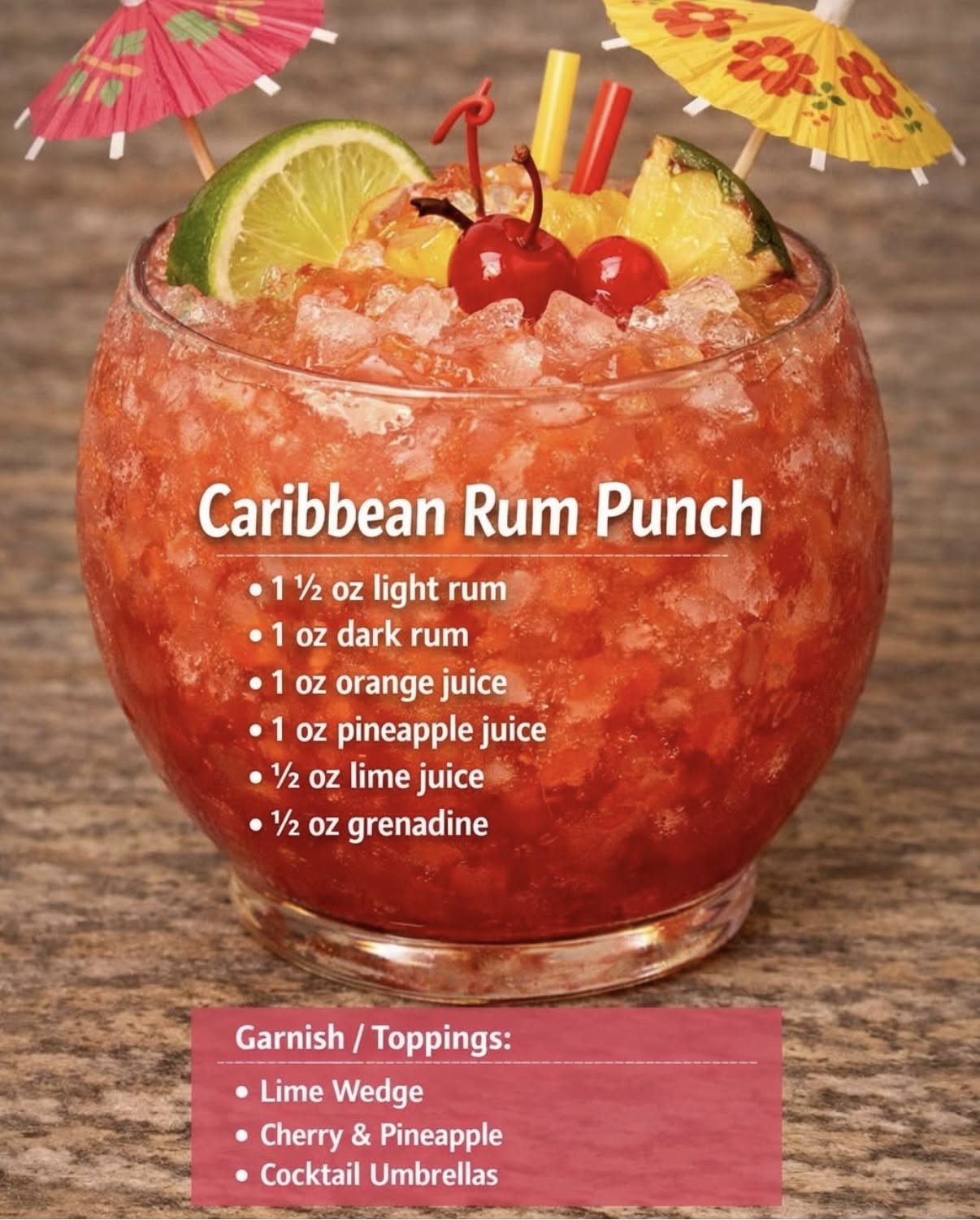 Twisted Tropical Rum Punch