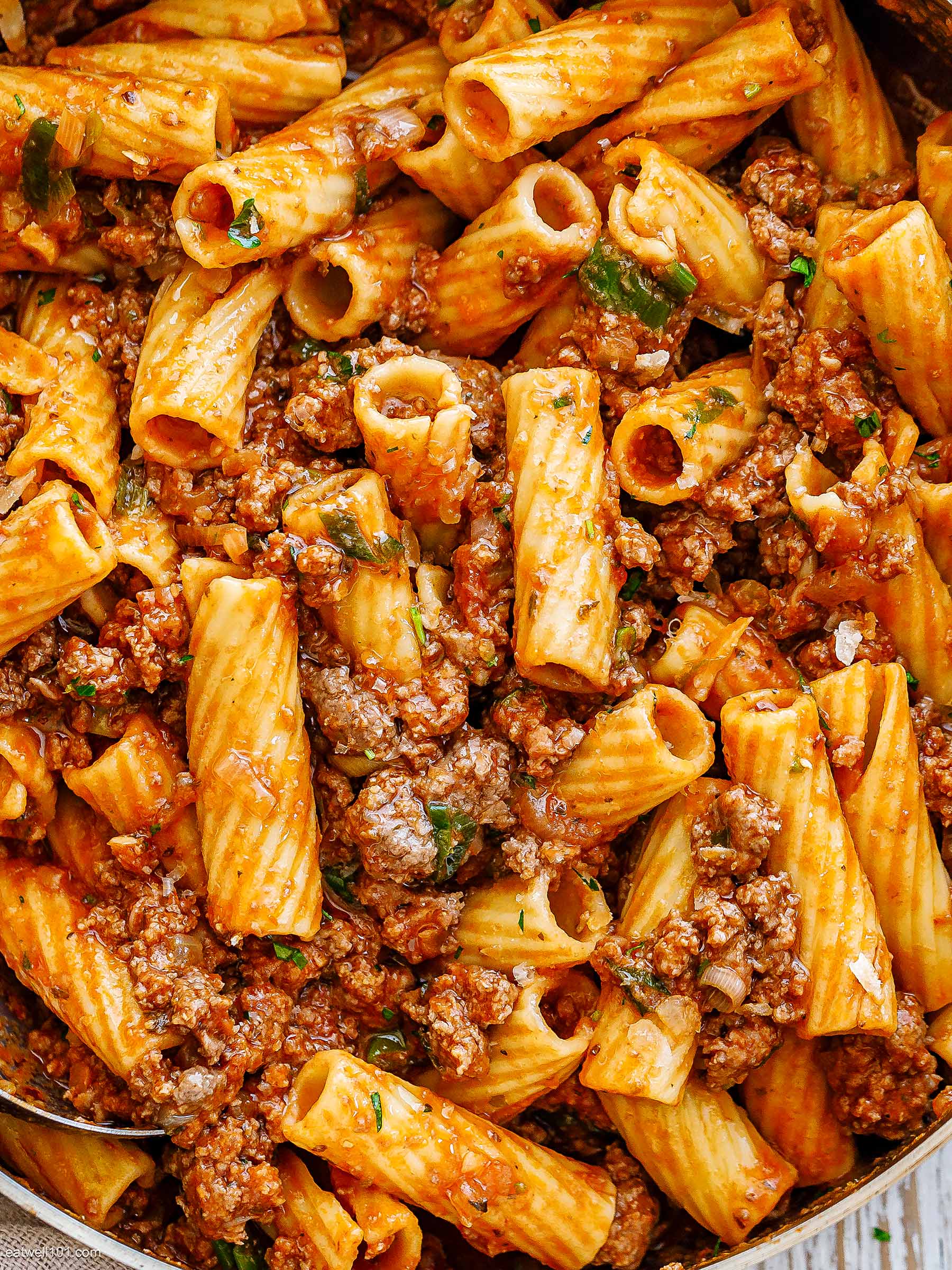 Authentic Italian Beef and Tomato Pasta
