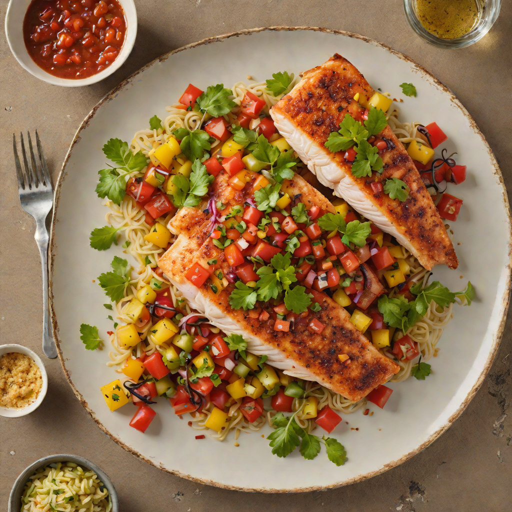 Pan-Seared Gulf Coast Red Snapper with Charred Tomato Salsa