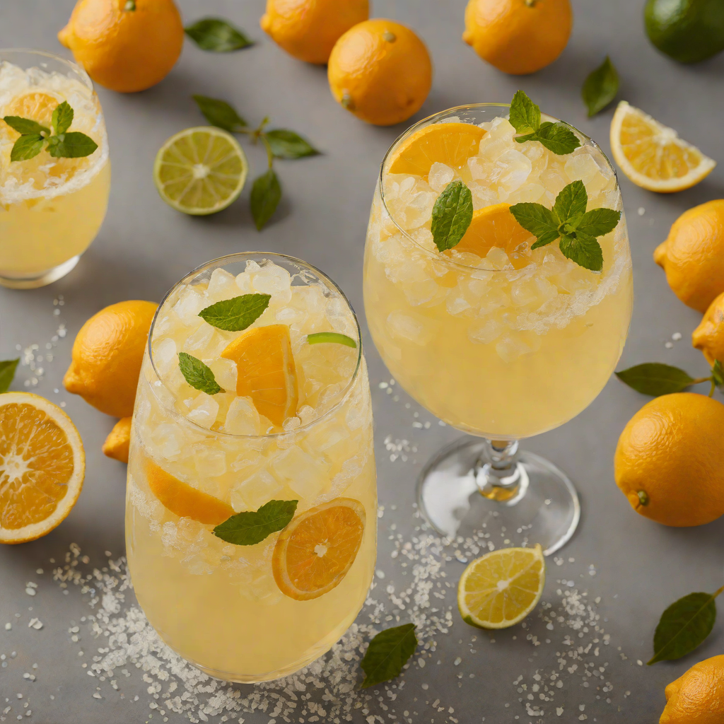 Sparkling Citrus Sherbet Punch