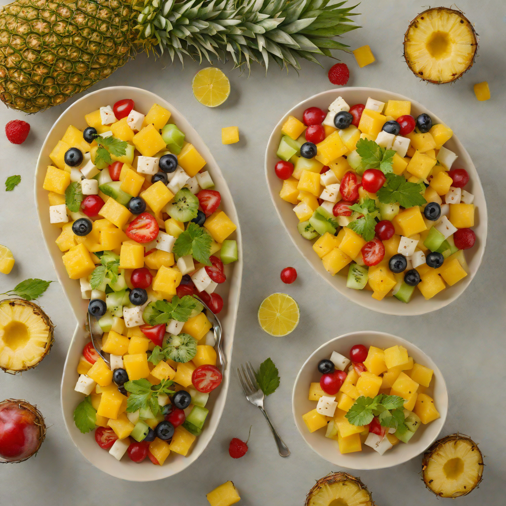 Sweet Macapuno and Pineapple Filipino Fruit Salad