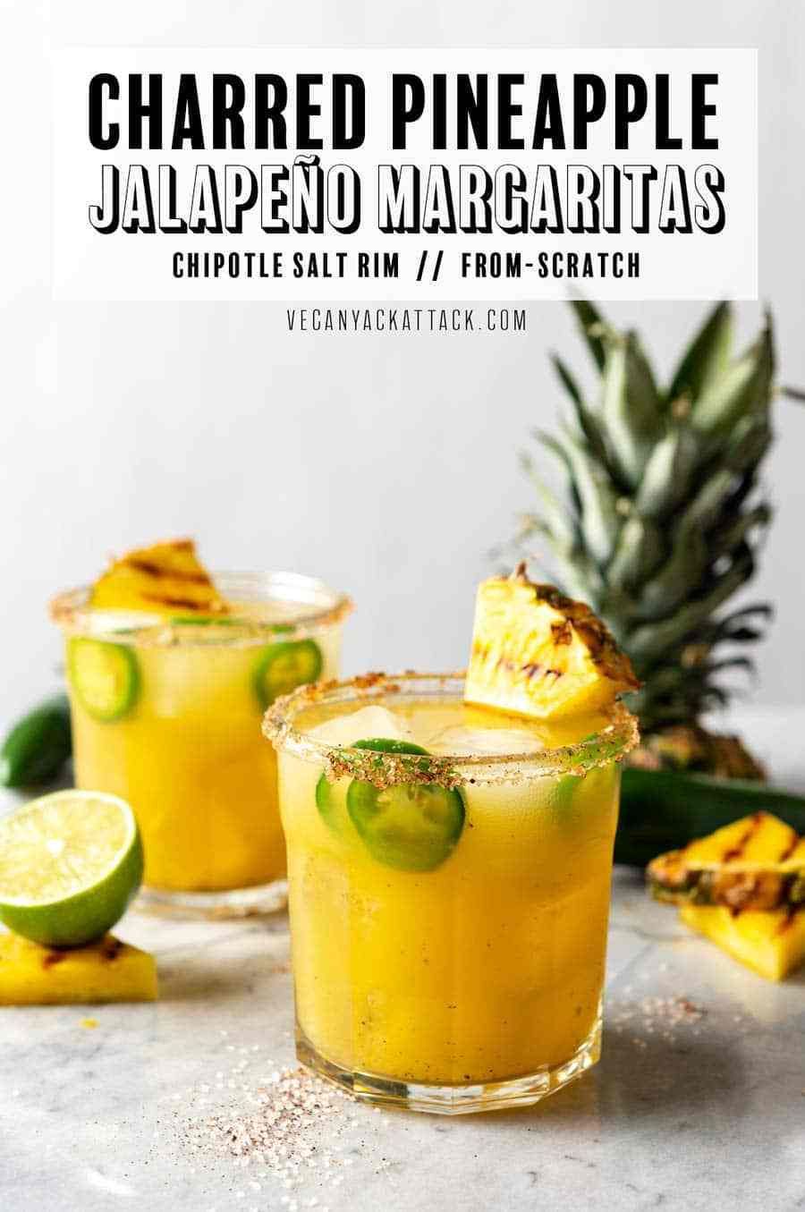 Charred Pineapple Jalapeño Margarita