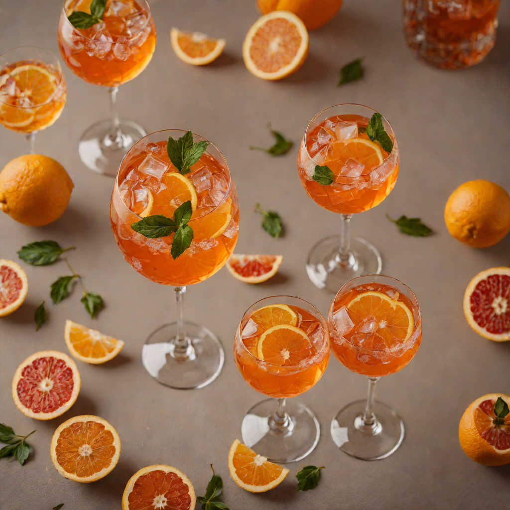 Spiced Aperol and Grapefruit Spritz